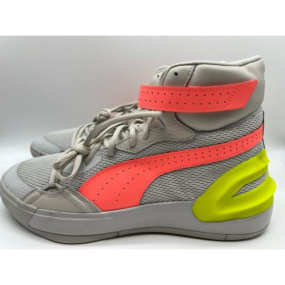 Puma Men's Basketball Hoops Sky Modern OSG Glacier/Grey 194131-01 Size 11.5 - Picture 2 of 16